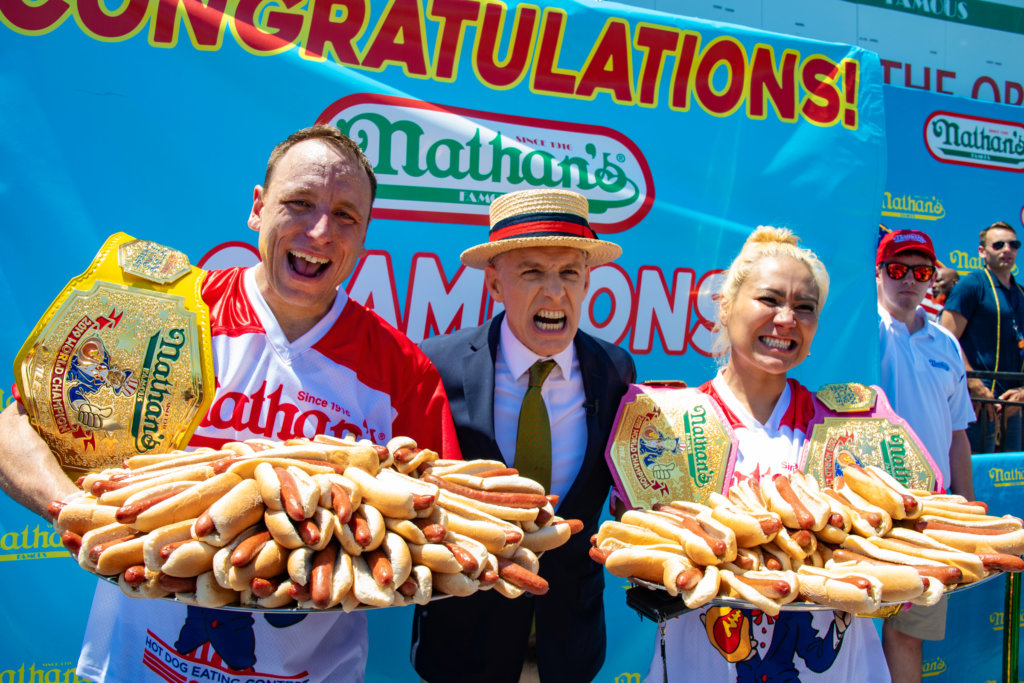 Nathan's Hot Dog Eating Contest tradition continues