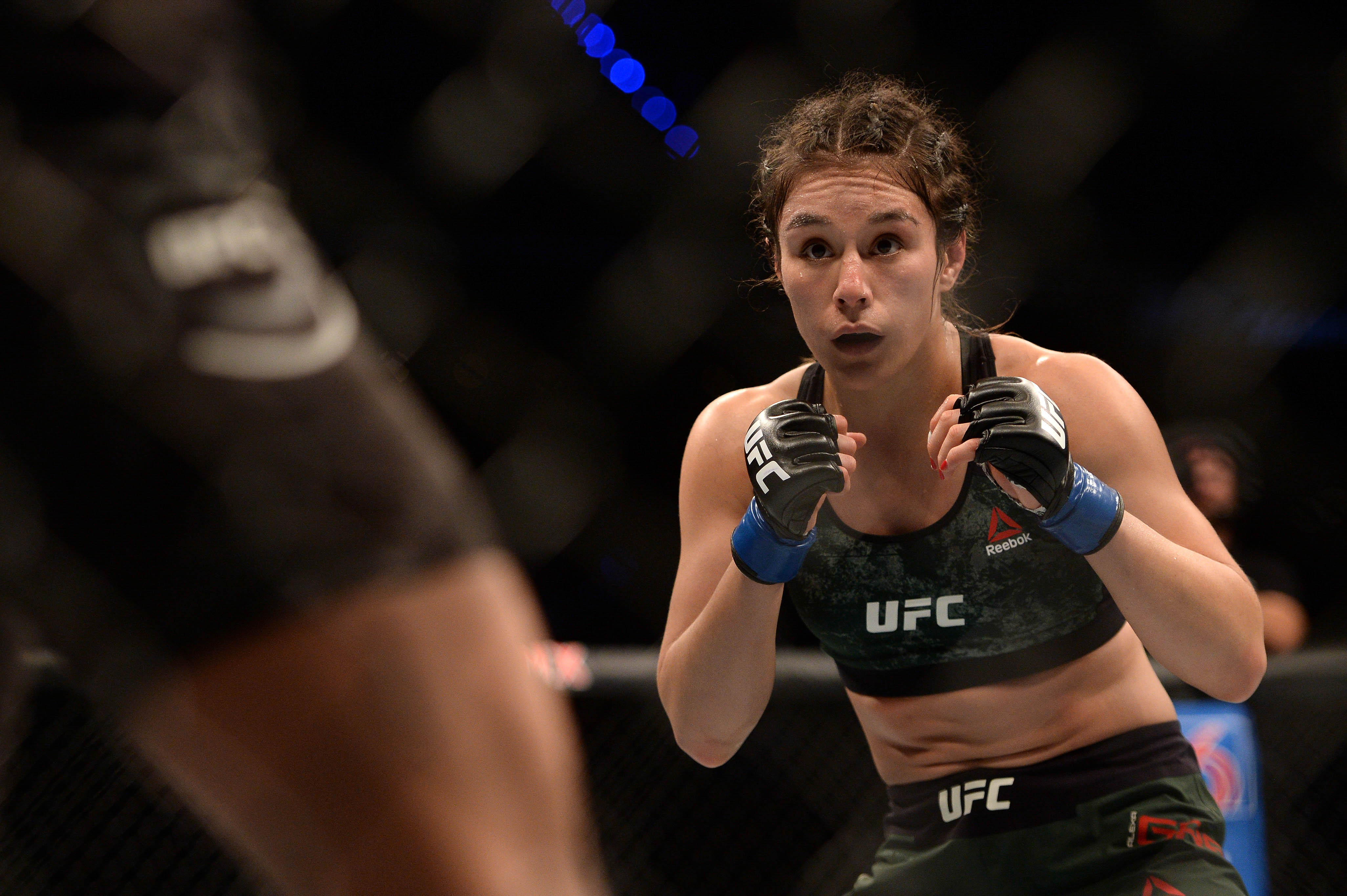 Alexa Grasso in the octagon.