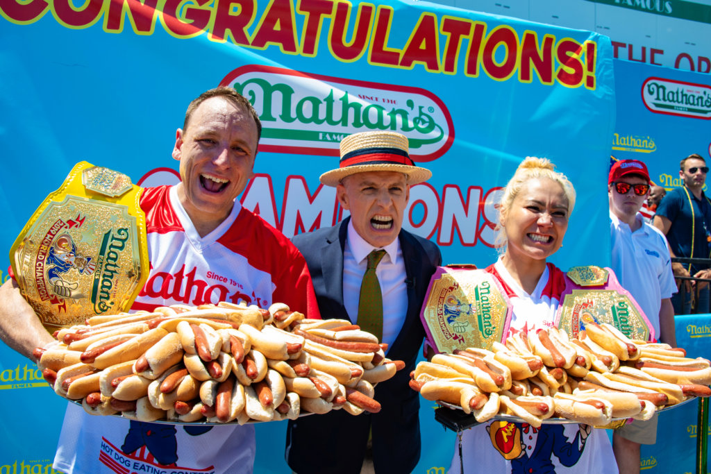 Nathan's Hot Dog Eating Contest tradition continues