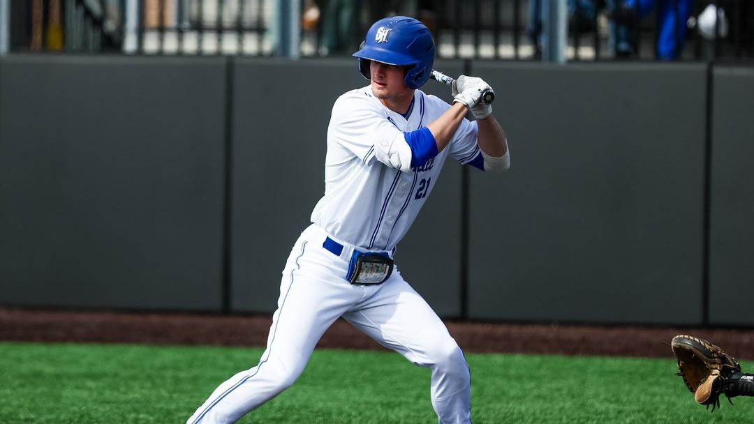 Devin Hack at the plate for the Pirates.