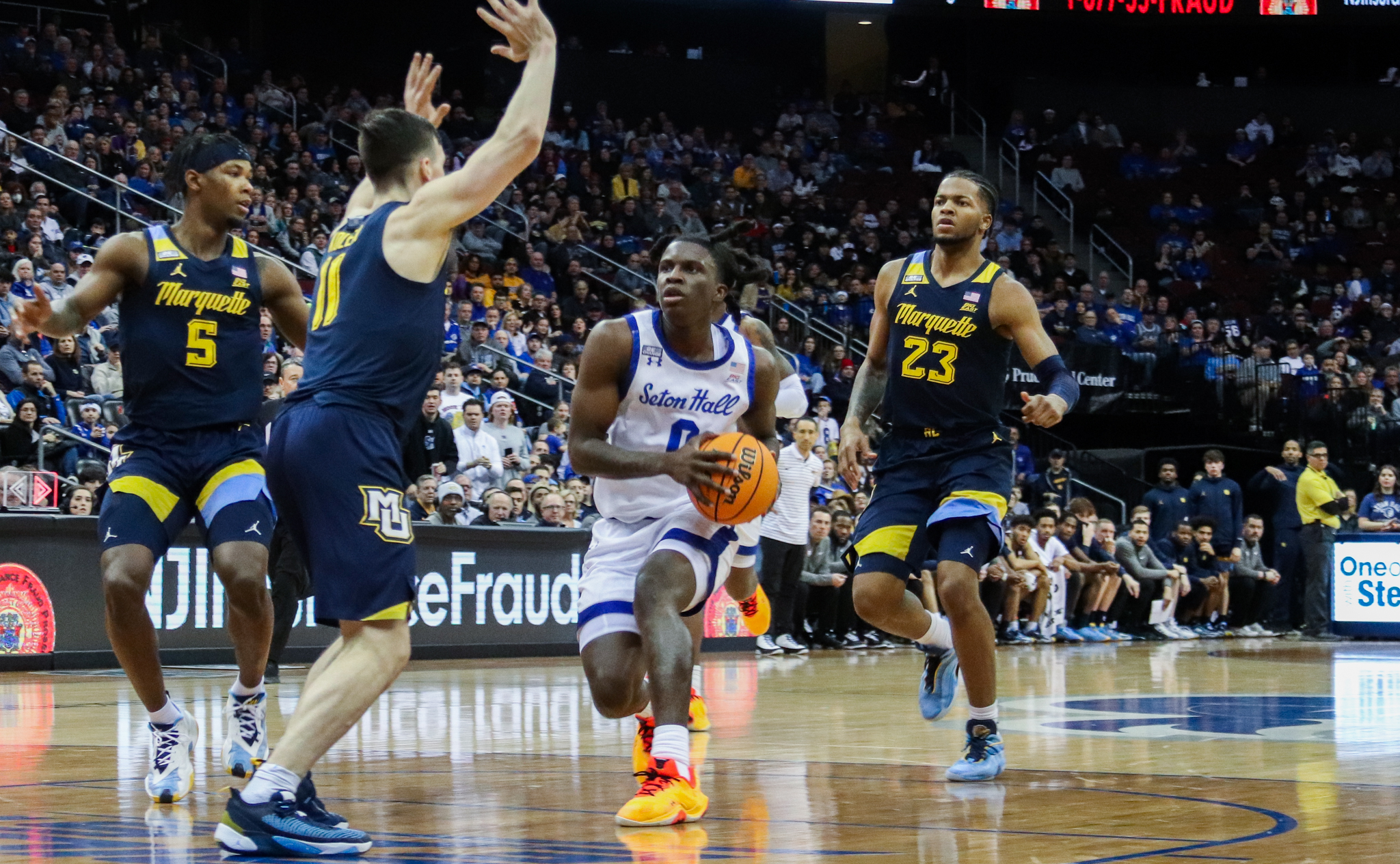 Kadary Richmond slices into the paint against Marquette.