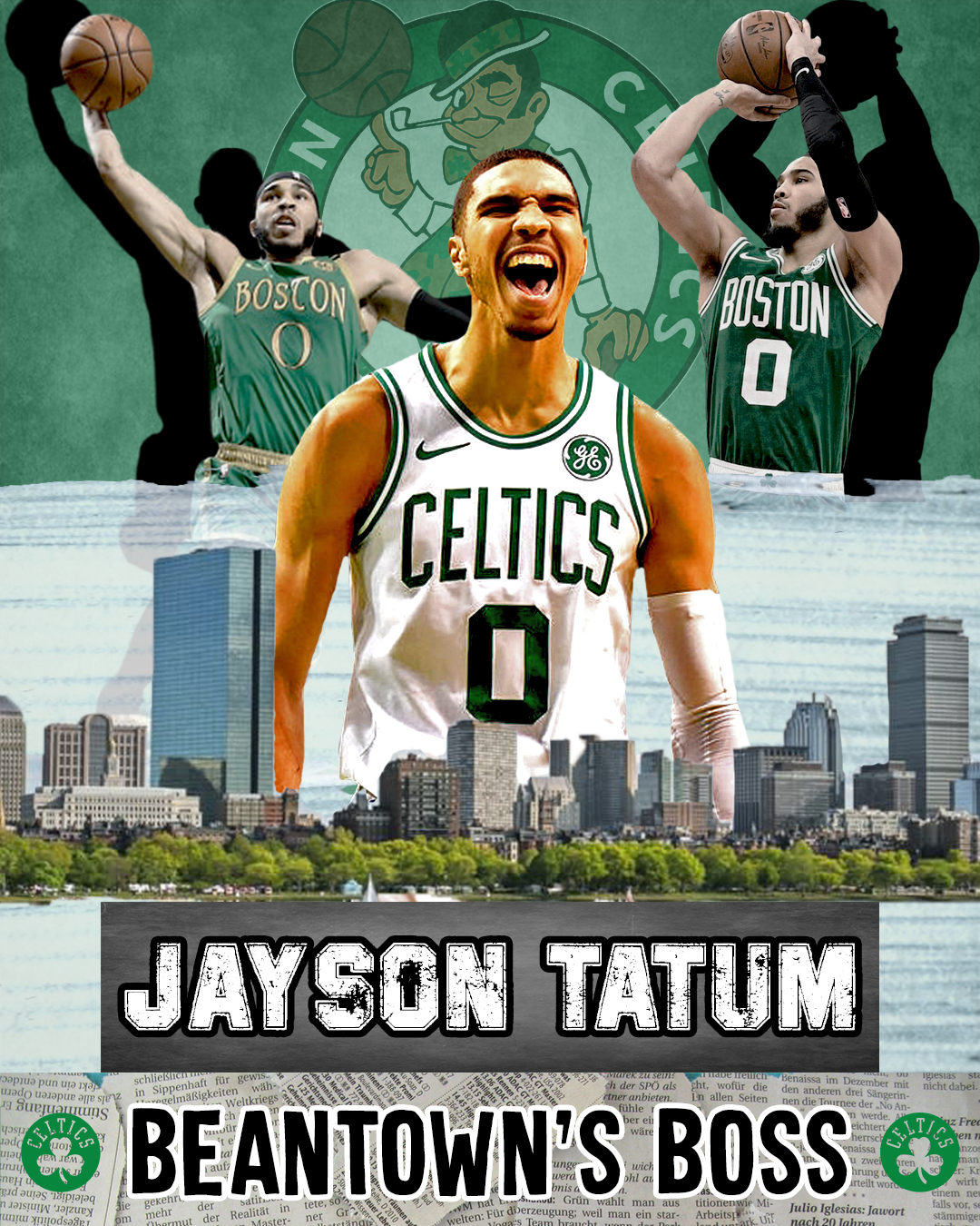 Jayson Tatum Throws Down HUGE Poster Dunk