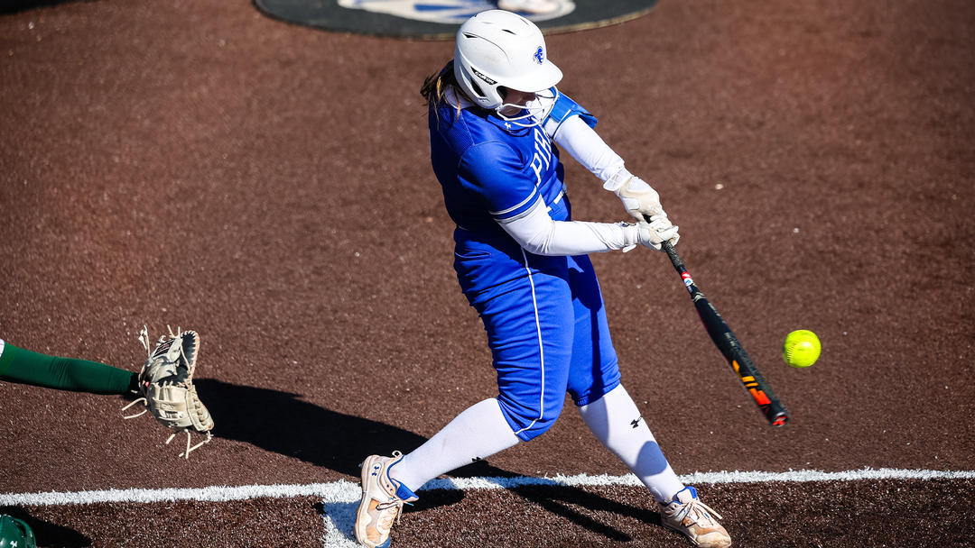 Kelsey Carr at the plate for The Hall.