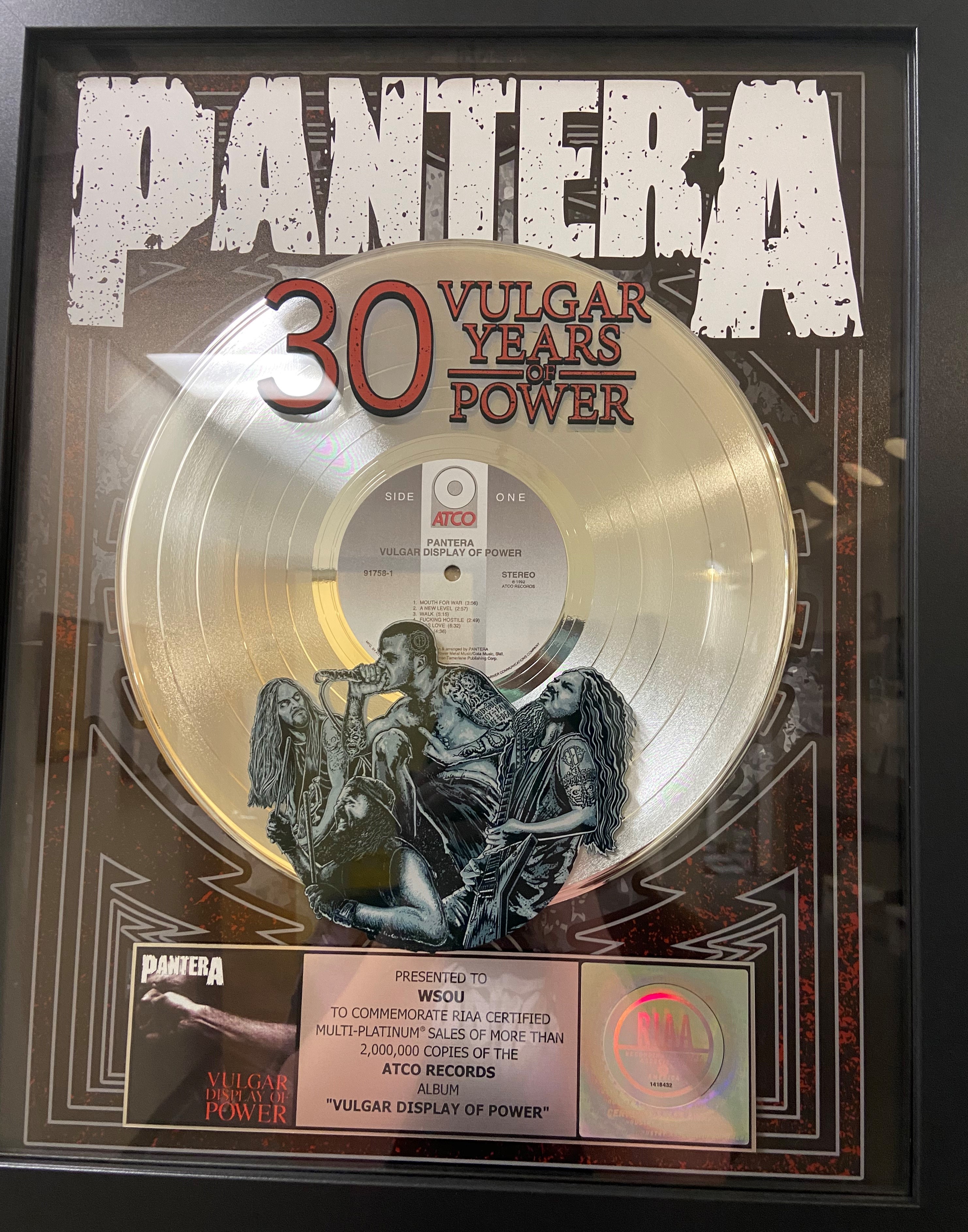 Pantera Album celebrating 30 years of Vulgar Display of Power