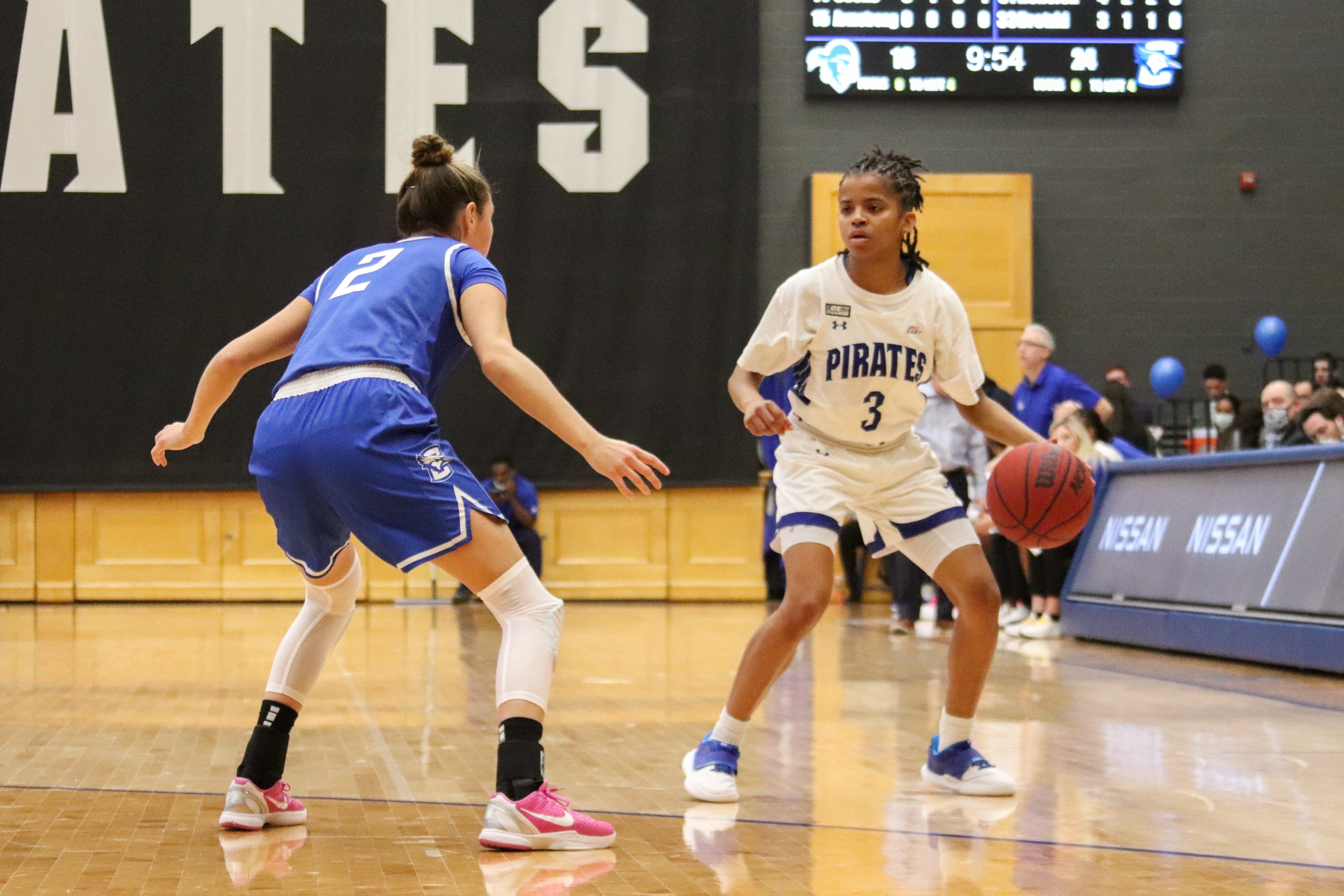 Seton Hall's Lauren Park-Lane looks to score on offense during a home game vs. Creighton.