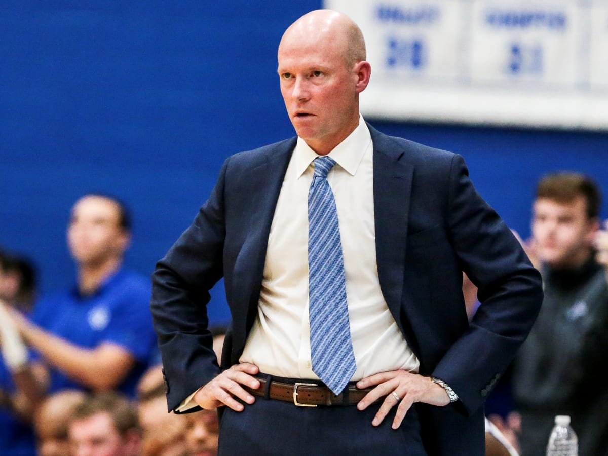 Seton Hall's Kevin Willard stands on the sidelines as coach during a game.