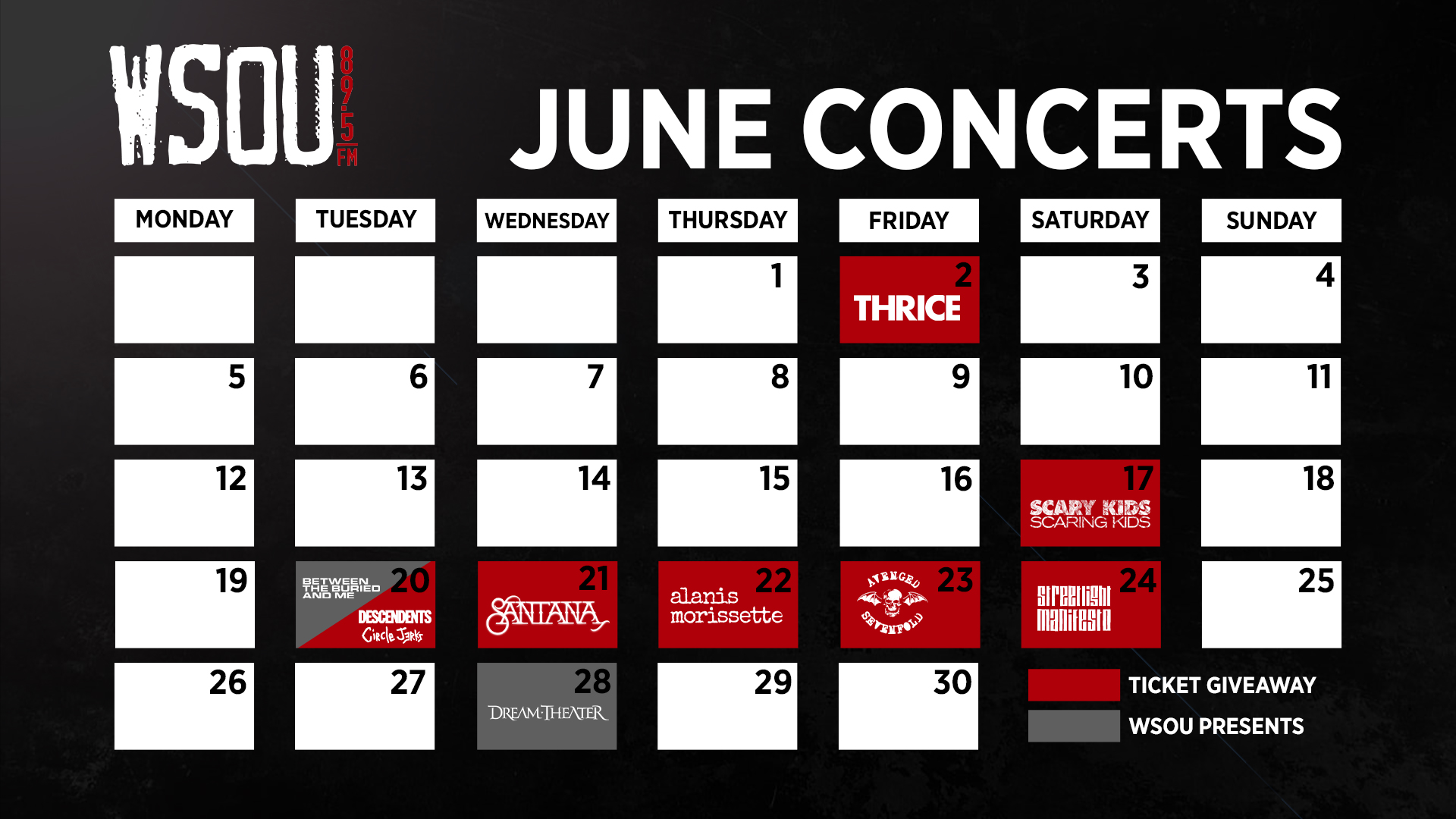 June Concerts