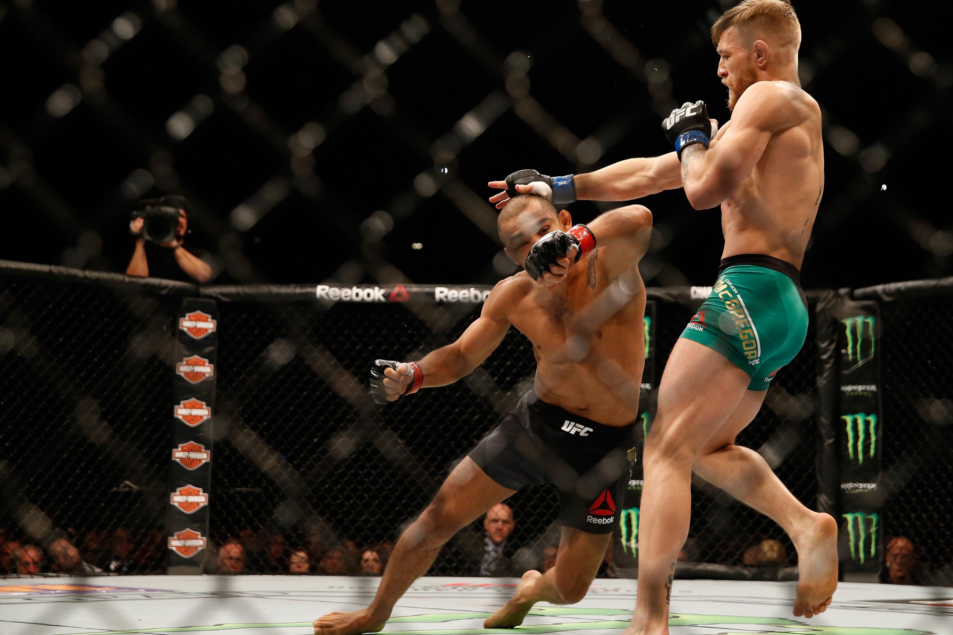 鍔 I hele verden Fremtrædende 5 years ago today Conor McGregor defeated Jose Aldo in knockout fashion