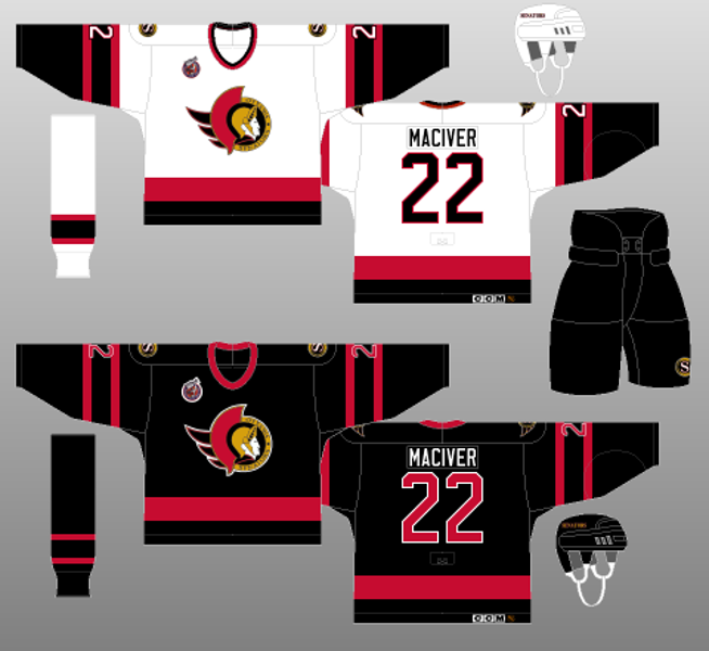 What could've been - a reverse retro concept by BarDown : r/OttawaSenators