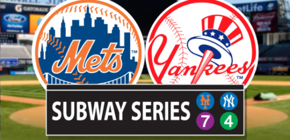A graphic for the Subway Series