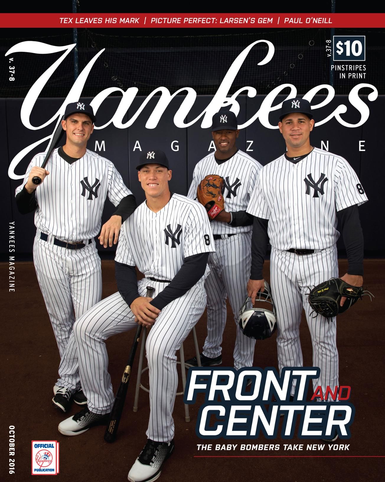 A recent cover of Yankees Magazine