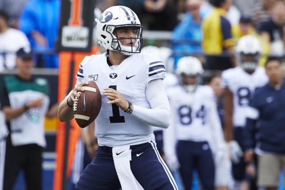 Wilson playing in a game at BYU