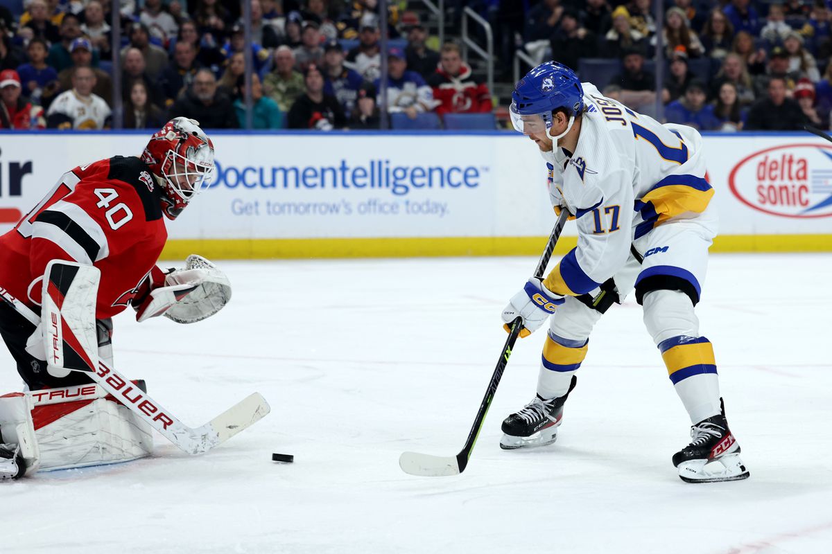 The Devils bounced back from Wednesday's loss with a nice win over the Sabres.